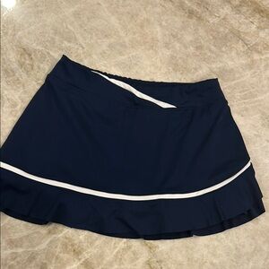 Blue and White Tennis Skirt